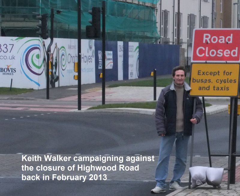 Keith Walker Highwood Road Patchway 2013